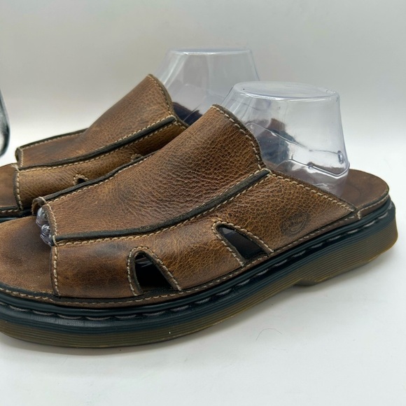 Rare Vintage 90's Dr. Martens Platform Slides
Brown Leather Sandals Size 13 Y2K - Picture 15 of 15